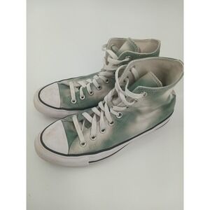 Converse Chuck Taylor All Star High Top Green Tie Dye 572563F M 8.5 W 10.5